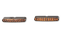 HIGHSIDER pro Stripe LED Einbaublinker Schwarz/Transparent E-geprüft (Paar)