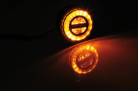 HIGHSIDER pro Rocket LED Blinker Schwarz E-Geprüft (Paar)
