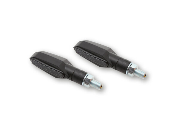 HIGHSIDER smart Multiface LED Blinker Schwarz/Getönt E-Geprüft (Paar)