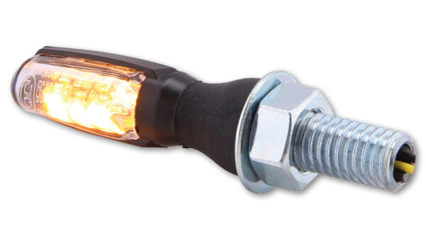 HIGHSIDER smart Spark LED Blinker Schwarz/Transparent E-geprüft (Paar)