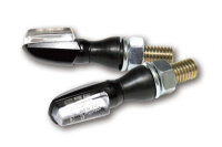 HIGHSIDER smart Spark LED Blinker Schwarz/Transparent E-geprüft (Paar)