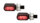 HIGHSIDER pro Little Bronx LED Rück-, Bremslicht, Blinker Schwarz/Getönt 3in1, CNC, E-Geprüft (Paar)