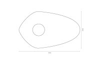 HIGHSIDER smart Montageplatten Indy Spacer Schwarz Für diverse Ducati