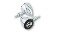 HIGHSIDER pro Rocket Bullet LED Blinker Chrom/Getönt E-Geprüft (Paar)