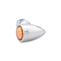HIGHSIDER smart Sixteen Bullet LED Blinker Chrom/Getönt E-Geprüft (Paar)