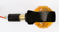 HIGHSIDER smart Ochsenauge Lenkerblinker Schwarz/Orange E-Geprüft (Paar)