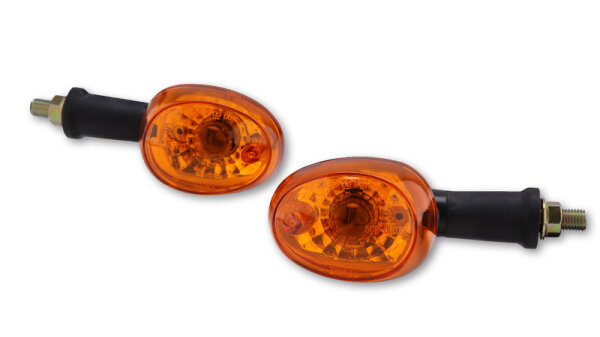 HIGHSIDER smart Blinker Schwarz/Orange E-Geprüft (Paar)