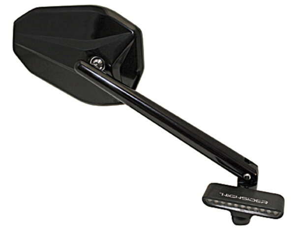 HIGHSIDER pro Stripe LED Blinker Schwarz/Transparent E-geprüft (Paar)