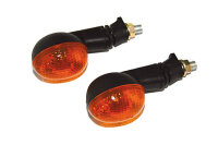 HIGHSIDER smart Mini Blinker Schwarz/Orange E-Geprüft (Paar)