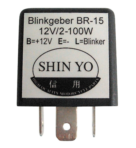 HIGHSIDER smart SY-02 Blinkrelais 3-polig, 12 VDC, 1-100 Watt