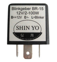 HIGHSIDER smart SY-02 Blinkrelais 3-polig, 12 VDC, 1-100 Watt