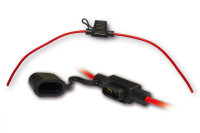 HIGHSIDER smart Halter Für Mini-Stecksicherungen, spritzwassergeschütztes Gummigehäuse