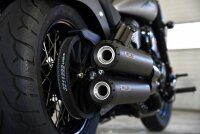 Miller  Omaha II Chief Dark Horse Euro 5+ Slip-On Auspuff Indian Chief Dark Horse / Bobber