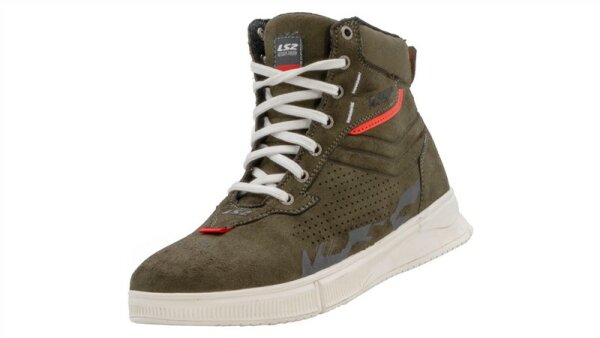 LS2 Chrome Stiefel grün Khaki