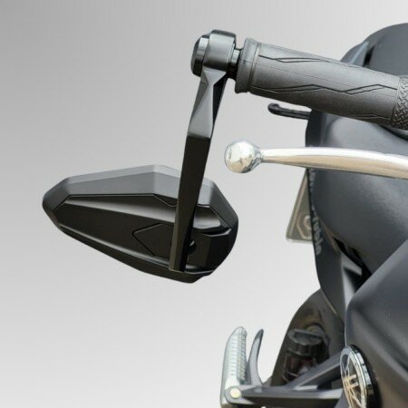 Lenkerendenspiegel "HERO 1" | ALU | schw | M6-PIA