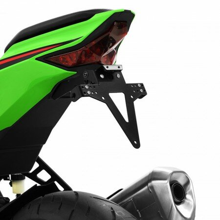 Kennzeichenhalter-Set | KAWASAKI ZX-4RR | 23-26 verstellbar | inklusive Reflektor | Halter | KZB