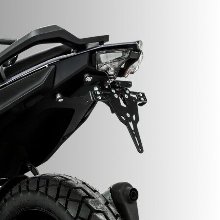 Kennzeichenhalter PRO | KTM 390 Adventure | 19-24 verstellbar | schwarz | inkl. Reflektorhalter