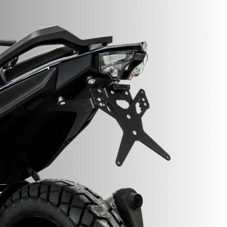 Kennzeichenhalter X-Line | KTM I 390 Adv. | 19-24 verstellbar | T-Stück + Reflektor + KZB Halter
