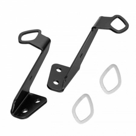 Haltewinkel | Ducati HPM 698 Mono | 24- | schwarz Verwendung von Originalblinker mit Höherlegung