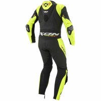 Ixon Lederkombi Vortex 3 Herren, schwarz/fluo-gelb