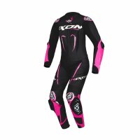 Ixon Lederkombi Vortex 3 Damen, schwarz/pink/weiß