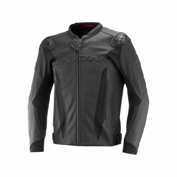 Ixon Lederjacke Vortex 3 Herren, schwarz/schwarz