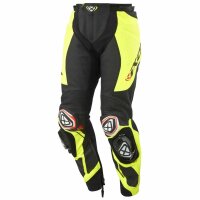 Ixon Lederhose Vortex 3 Herren, schwarz/fluo-gelb