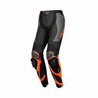 Ixon Lederhose Vortex 3 Herren, schwarz/anthrazit/orange