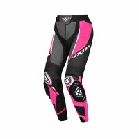 Ixon Lederhose Vortex 3 Damen, schwarz/pink/weiß