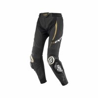 Ixon Lederhose Vortex 3 Damen, schwarz/weiß/gold