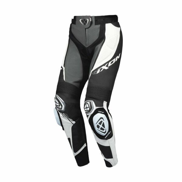 Ixon Lederhose Vortex 3 Damen, schwarz/anthrazit/weiß