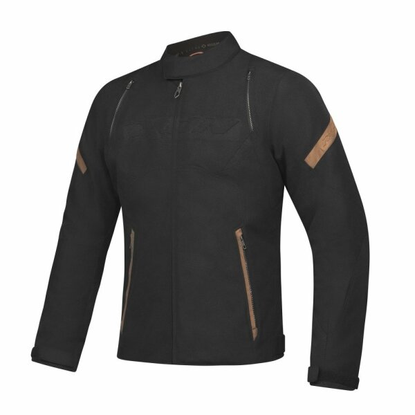Ixon Textiljacke Striker Retro Herren, schwarz/braun