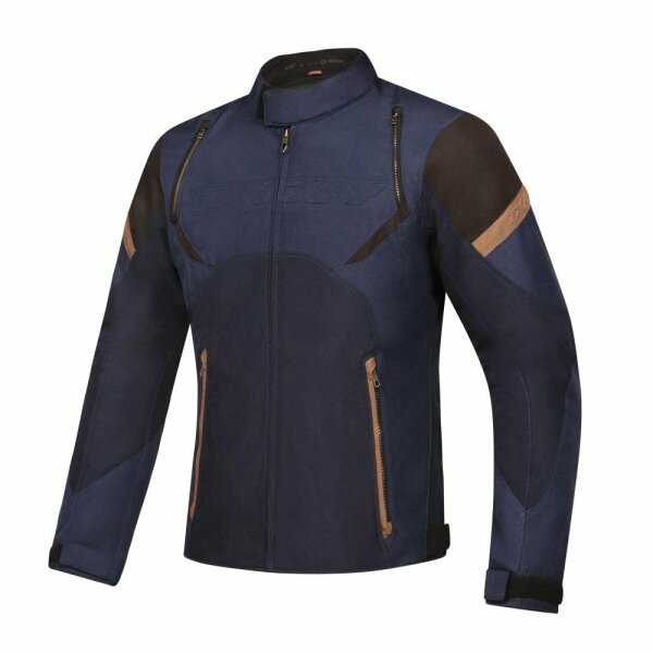 Ixon Textiljacke Striker Retro Herren, schwarz/navy/braun