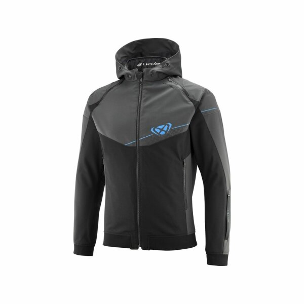 Ixon Textiljacke Section Herren, schwarz/anthrazit/blau