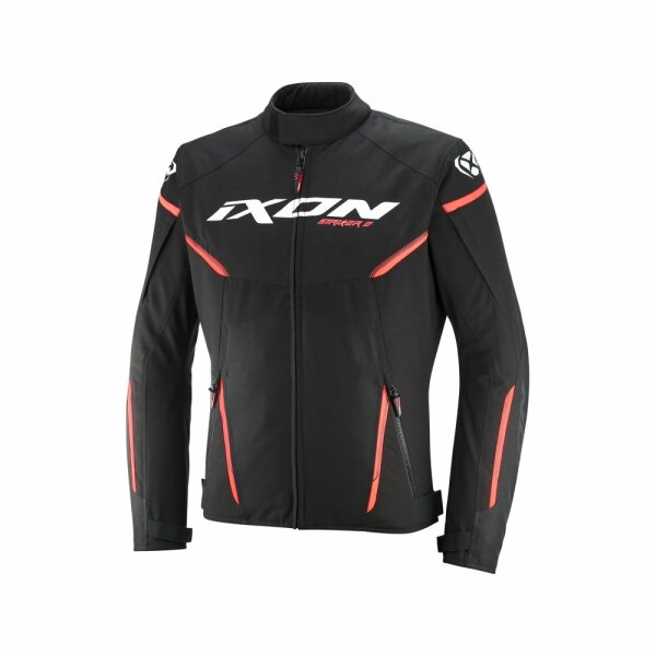 Ixon Textiljacke Striker 2 Herren, schwarz/weiß/rot