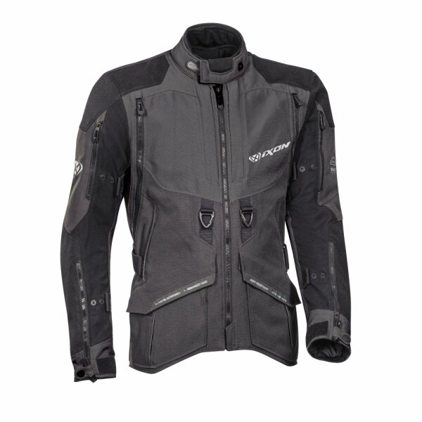Ixon Textiljacke Ragnar Herren, schwarz/anthrazit