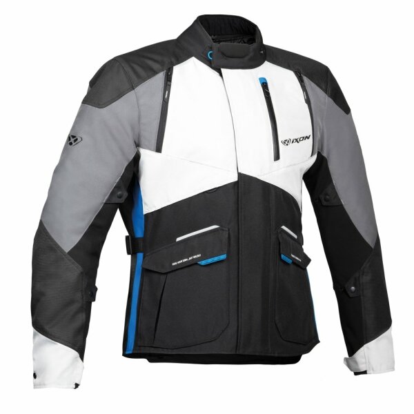 Ixon Textiljacke Balder Herren, schwarz/grau/blau