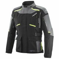 Ixon Textiljacke Midgard Herren, schwarz/grau/fluo-gelb