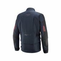 Ixon Textiljacke Midgard Herren, navy/fluo-rot