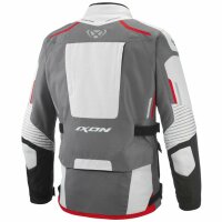 Ixon Textiljacke Midgard Herren, grau/schwarz/rot