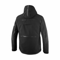 Ixon Textiljacke Square Herren, schwarz/fluo-rot