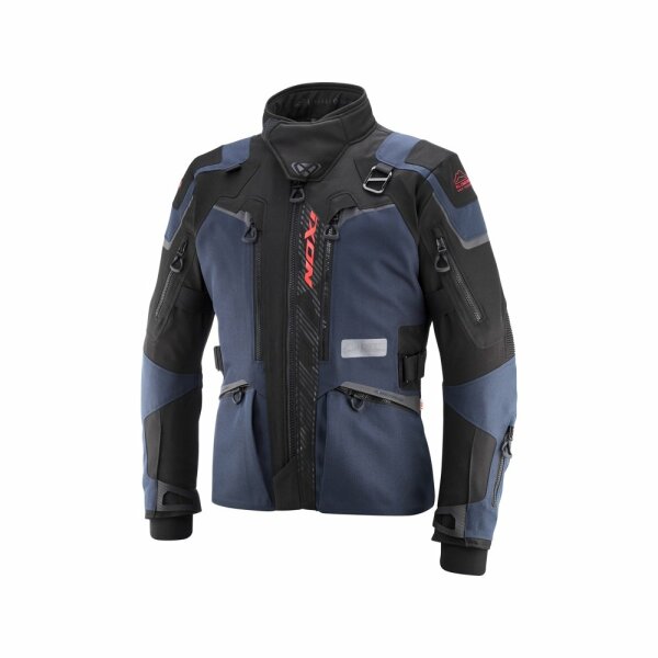 Ixon Textiljacke Odin Herren, navy/schwarz/fluo-rot