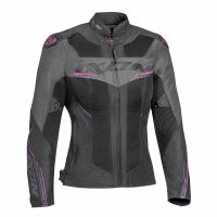 Ixon Textiljacke Draco Damen, schwarz/anthrazit/Fushia