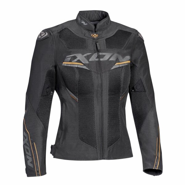 Ixon Textiljacke Draco Damen, anthrazit/schwarz/gold