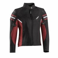 Ixon Textiljacke Ilana Evo Damen, schwarz/burgundy
