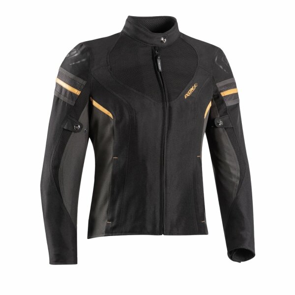 Ixon Textiljacke Ilana Evo Damen, schwarz/anthrazit/gold