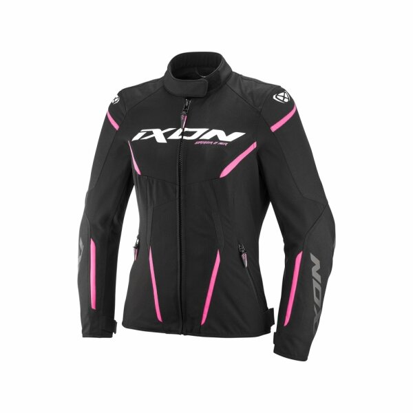 Ixon Textiljacke Striker 2 Air WP Damen, schwarz/fluo-pink