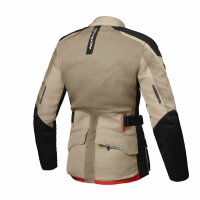 Ixon Textiljacke M-Njord Damen, sand/schwarz/rot