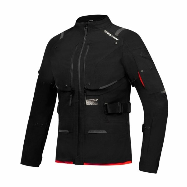 Ixon Textiljacke Mkeid Damen, schwarz/fluo-rot