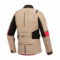Ixon Textiljacke Mkeid Damen, sand/schwarz/rot